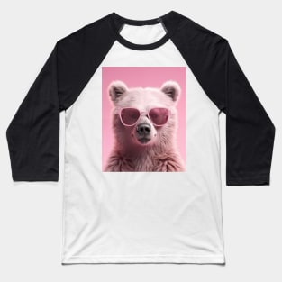 Adorable Pink Bear Baseball T-Shirt